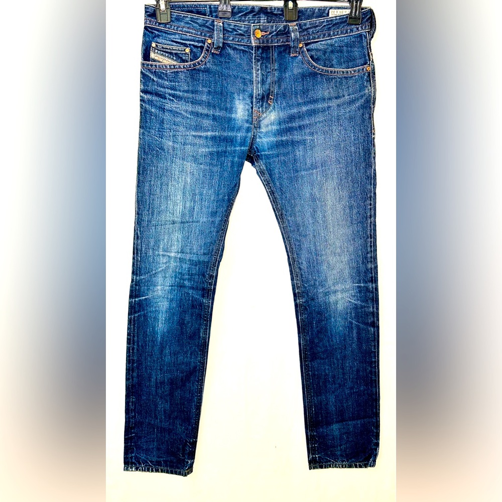 Diesel Thavar 3D Jeans Men’s Size 34x32 Dark Wash Slim Skinny Fit